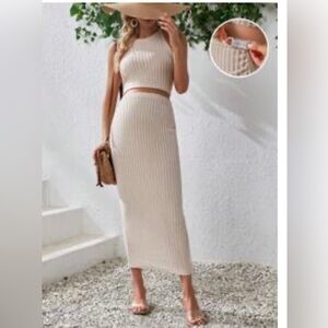 Maternity Skirt and Crop Top